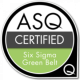 orgalean Badges - Six Sigma Green Belt Certified